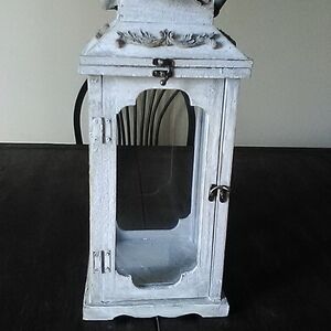 A candle holder lantern